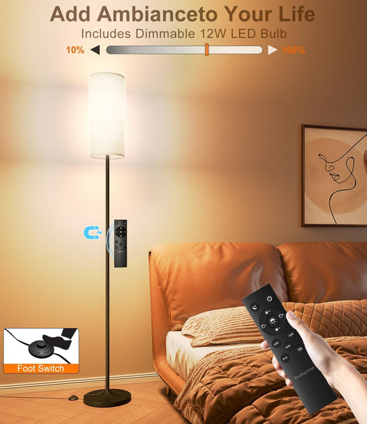 Long-Lampshade Floor Lamp