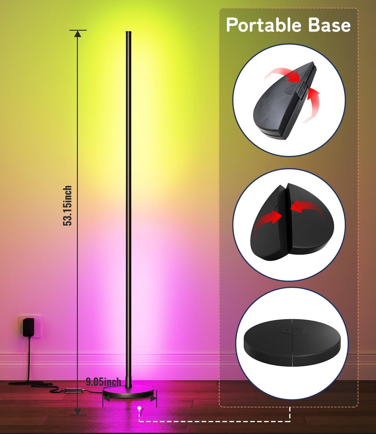 Corner Floor Lamp